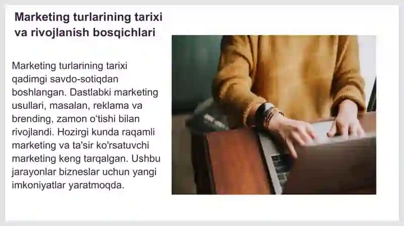 ''Marketing turlari'' 4