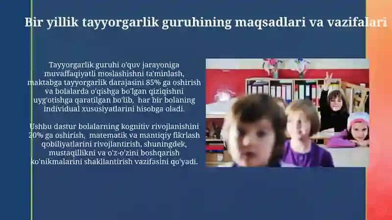 Bir Yil Tayyorgarlik Dasturi 4
