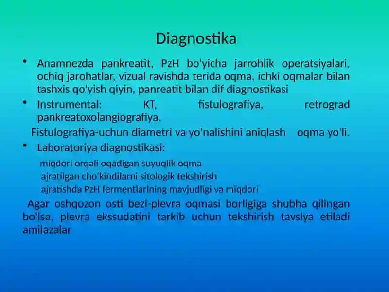 Oshqozon osti bezi fistulalari 4