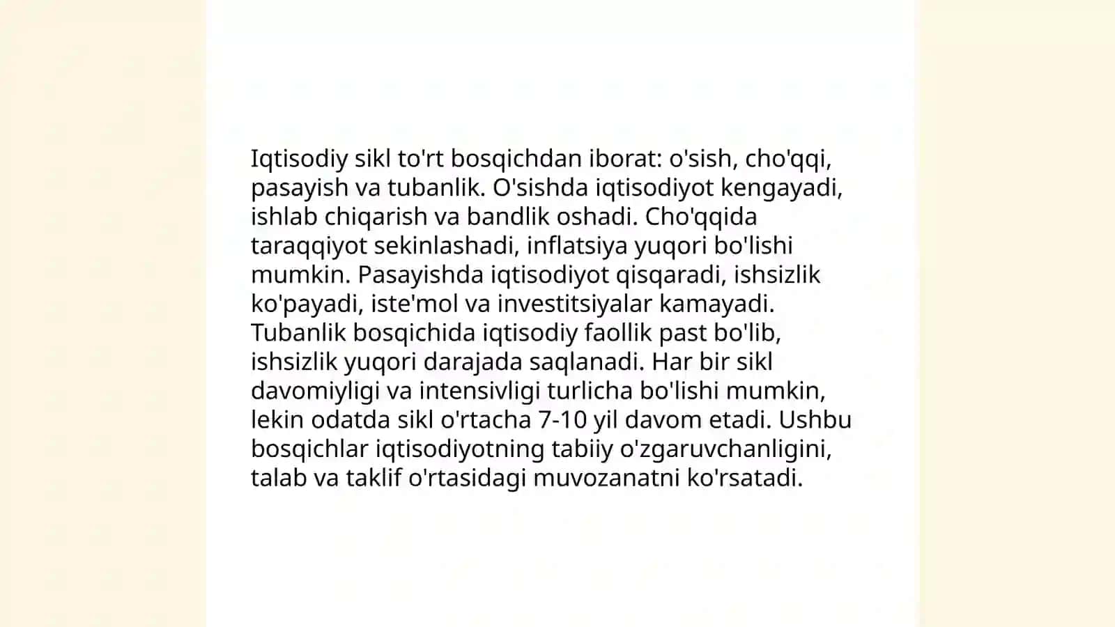 Iqtisodiy sikl nazariyalari 4