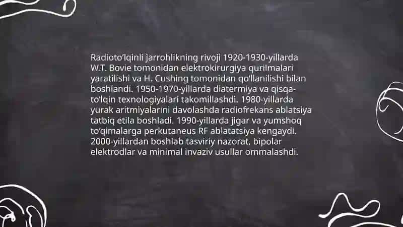 Radioto'lqinli jarrohlik 4