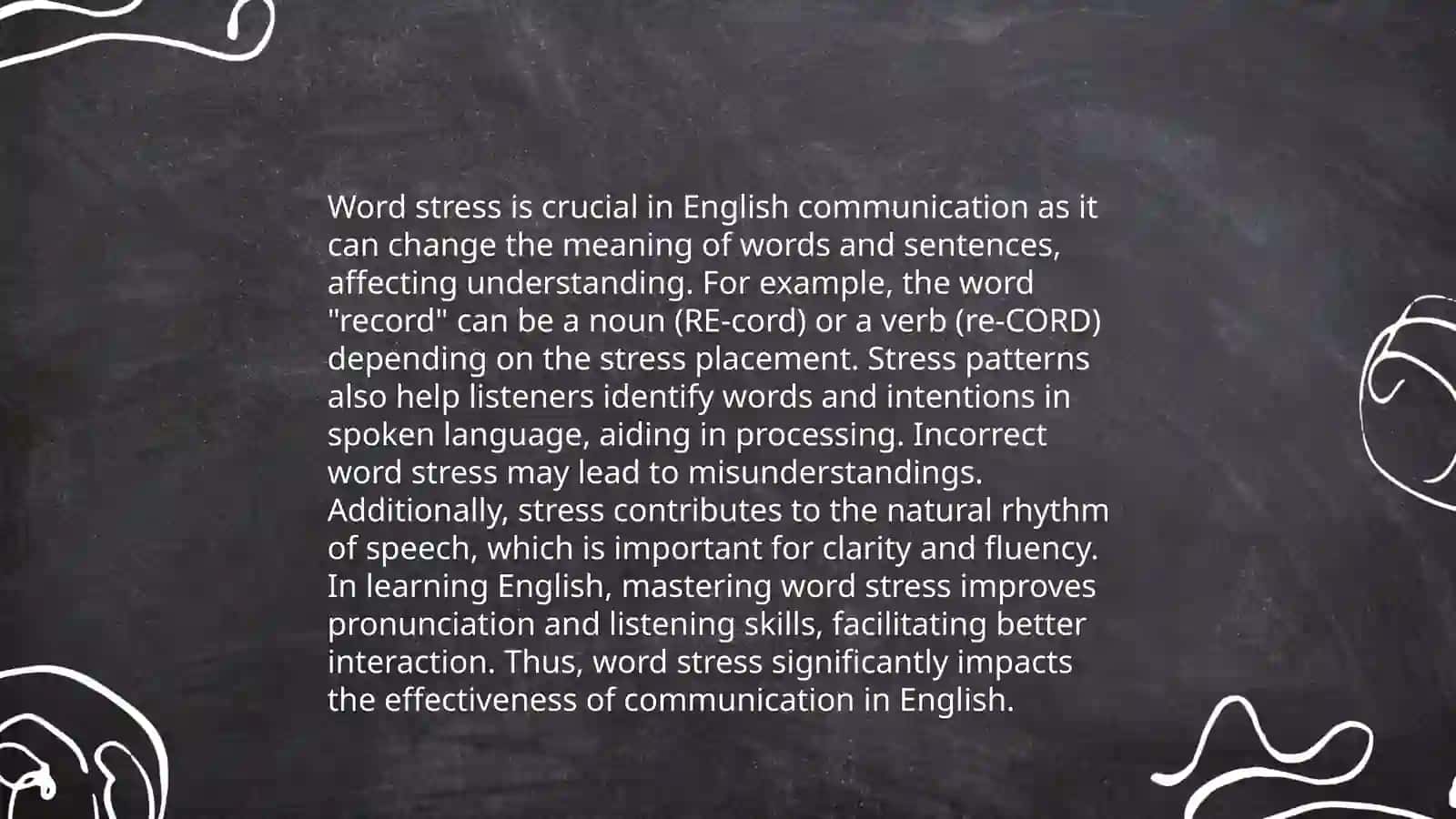 Word stress in English 4
