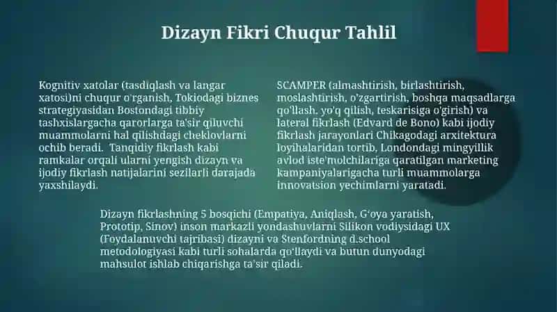 Kreativ fikrlash 4