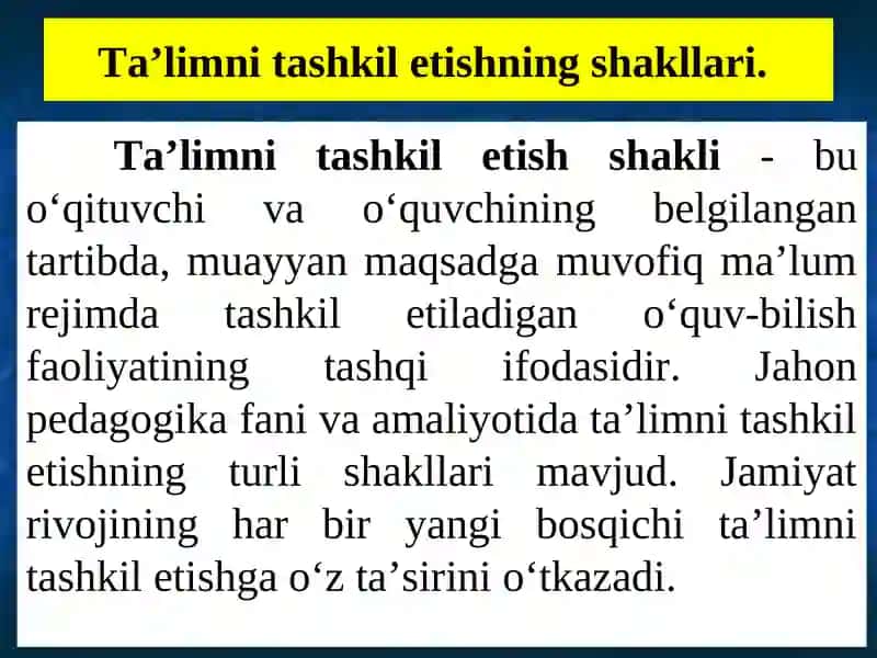 UMUMIY PEDAGOGIKA. PSIXOLOGIYA 4