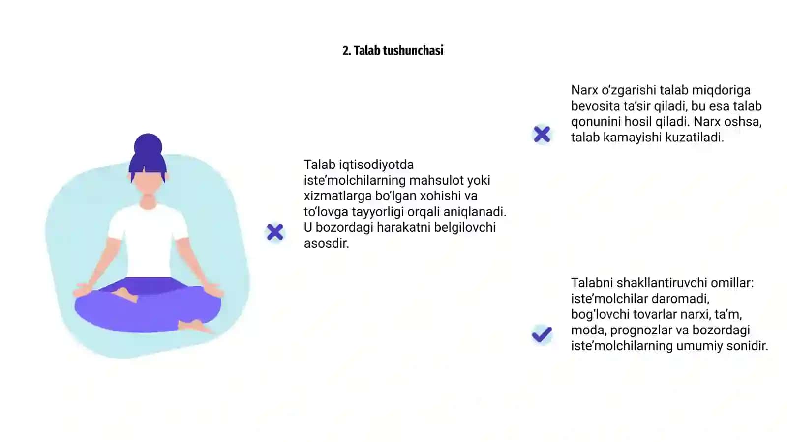 Talab va taklif muvozanati 4