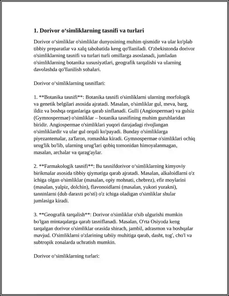 DORIVOR OʻSIMLIKLAR 4