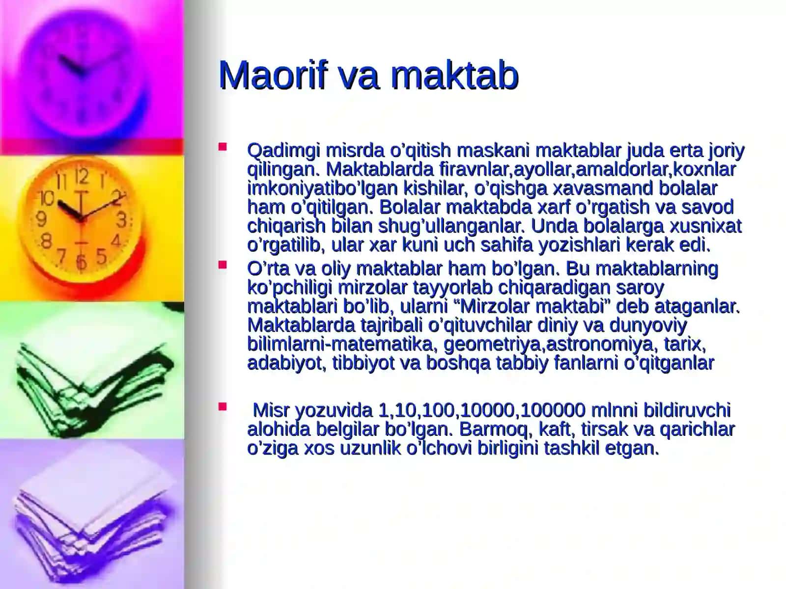 Qadimgi Misr va Mesopotomiya madaniyati 4