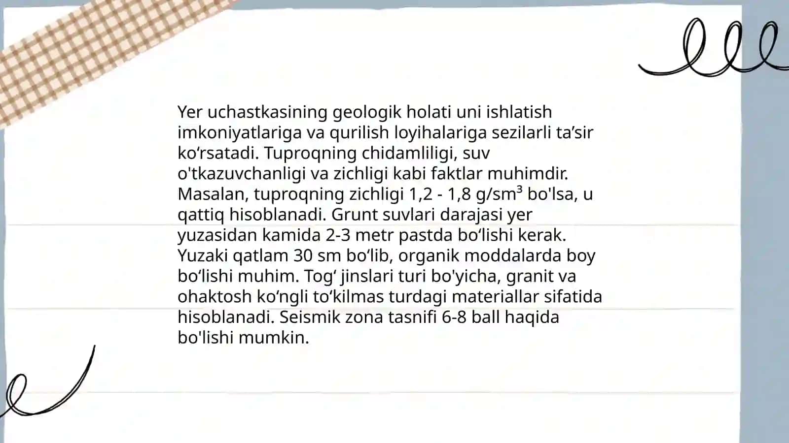 Turar joy binolarini loyihalshga tasir qiluvchi asosiy omillar 4