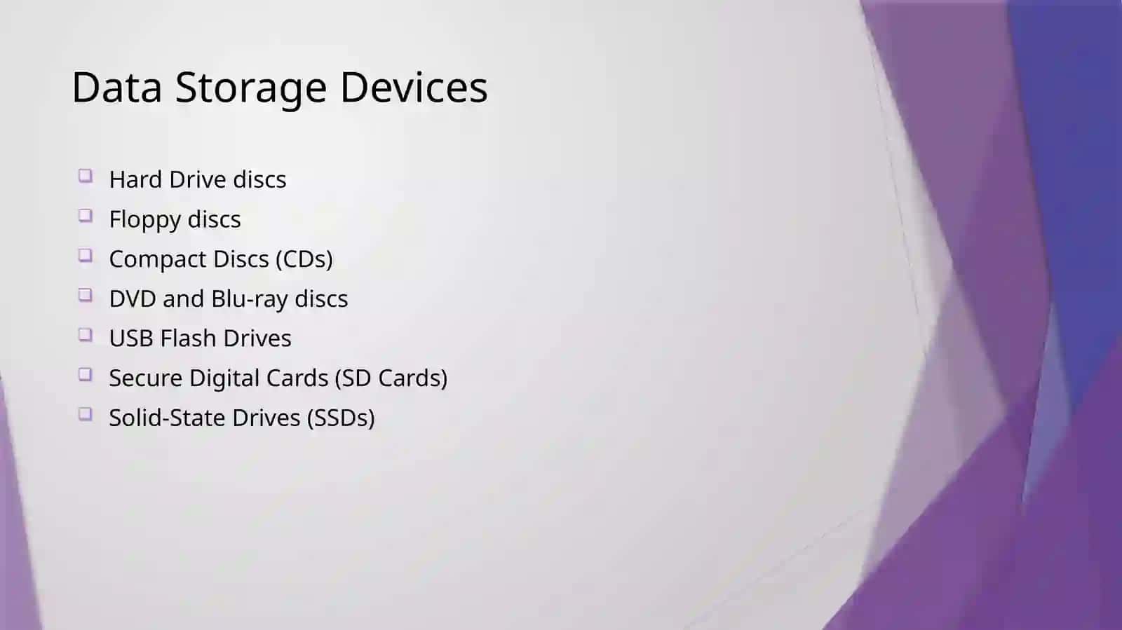 Data Storage and Backup 4
