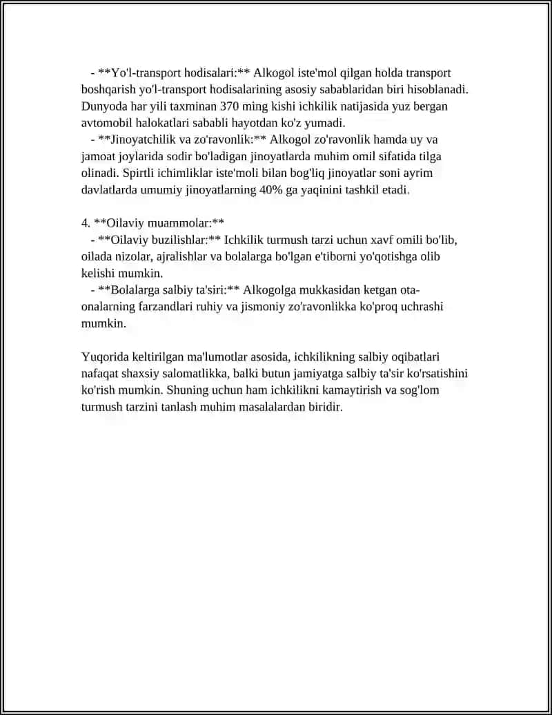 ALKOGOLIZIMNING OLDINI OLISH PROFILAKTIKASI 4