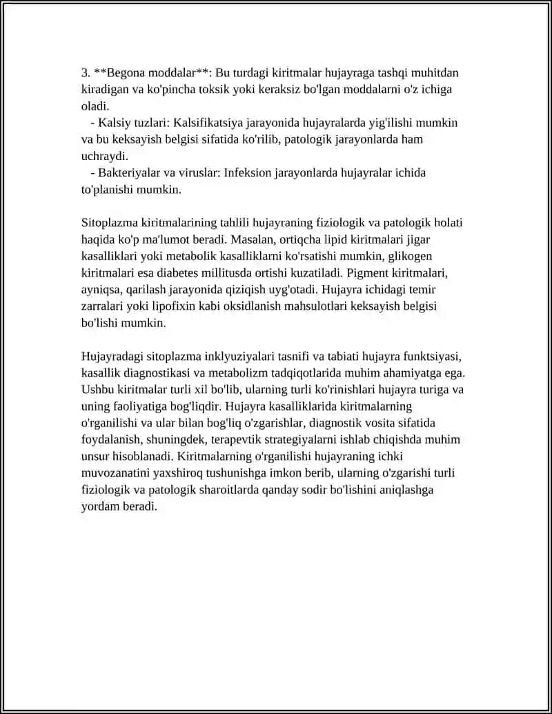 SITOPLAZMA KIRITMALARI. YADRO 4