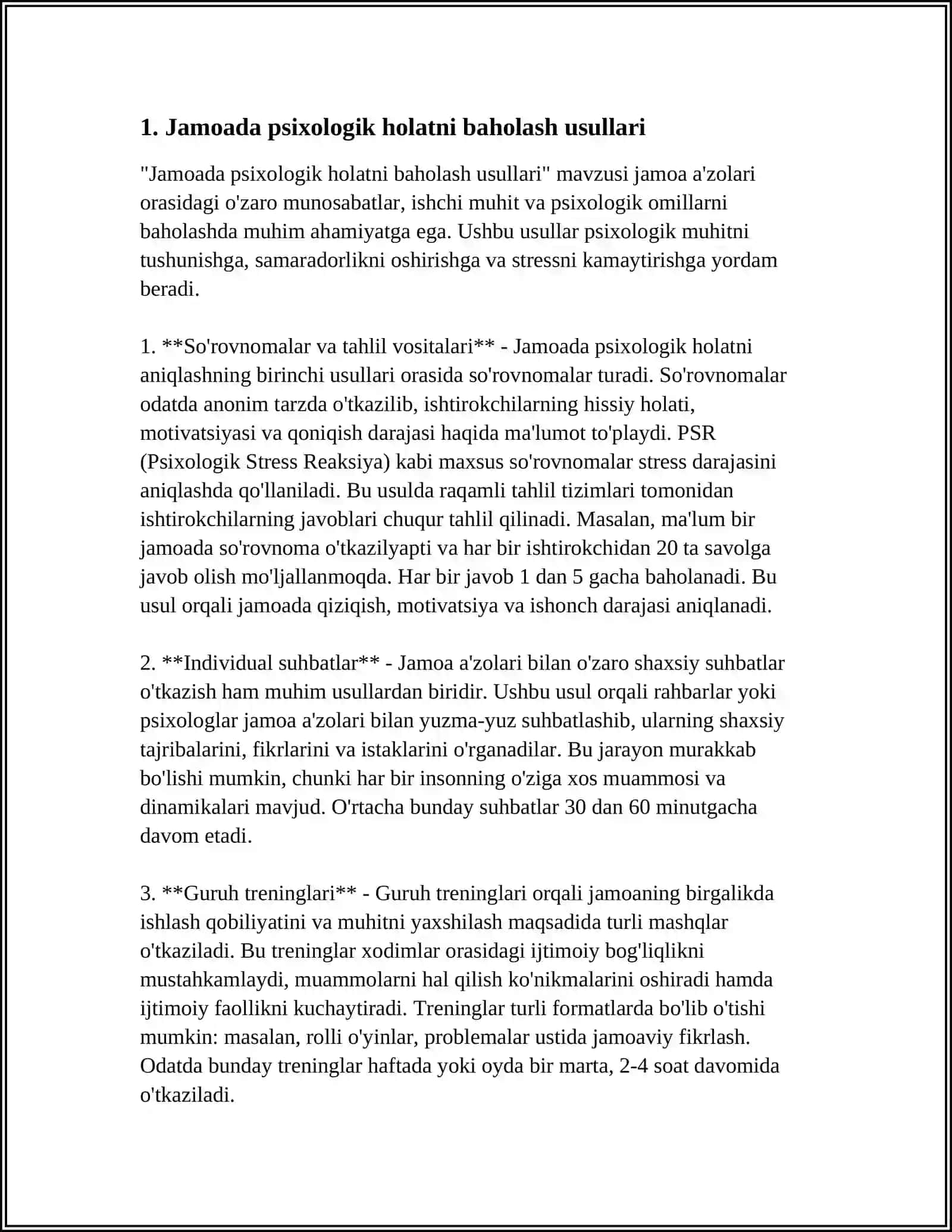 JAMOADAGI PSIXOLOGIK HOLAT VA UNI OPTIMALLASHTIRISH USULLARI 4