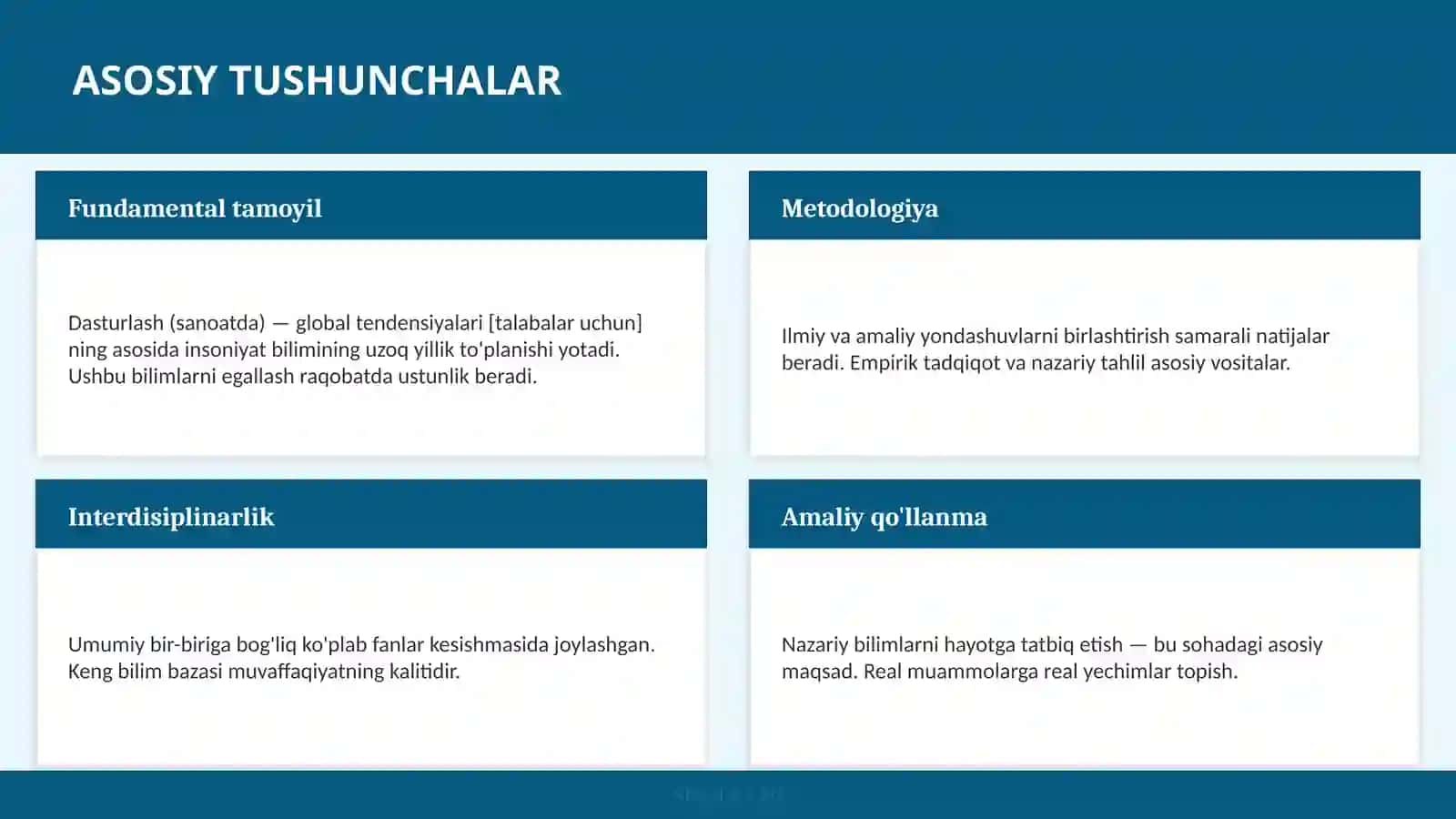 Dasturlash (sanoatda) — global tendensiyalari [talabalar uchun] 4