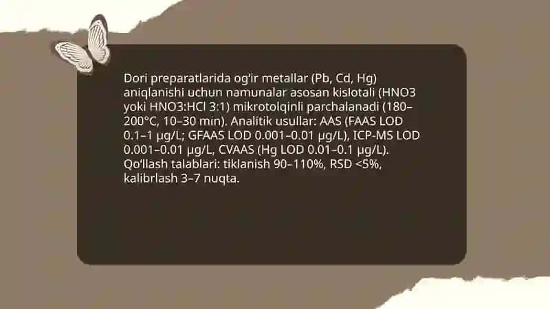 Dori vositalarini element analizi 4