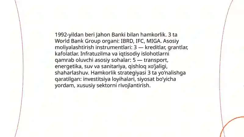 O'zbekistonning xalqaro tashkilotlar bilan hamkorlik aloqalari 4
