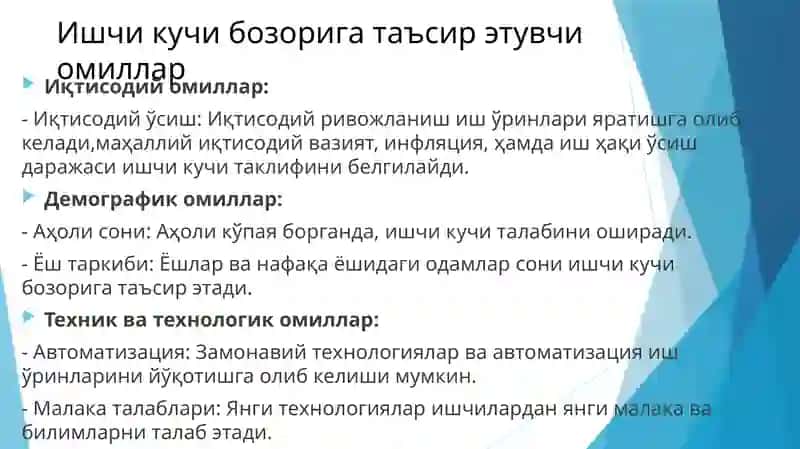 Глобаллашув шароитида ишчик кучи бозори ва миграция муаммолари 4