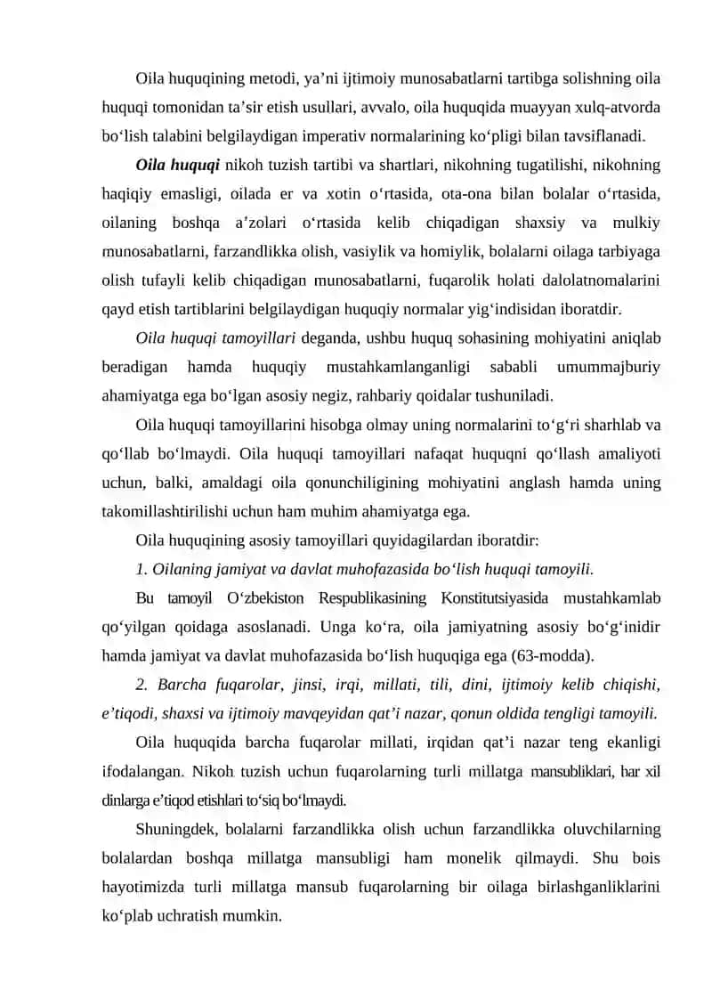 Oila huquqi tushunchasi 4