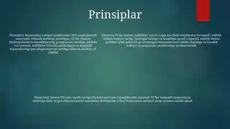 Ekspressiyaning Hujayrasiz Tizimi 4