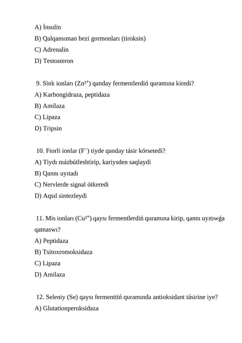 Anorganikalıq ionlar hám olardıń funksiyaları 4
