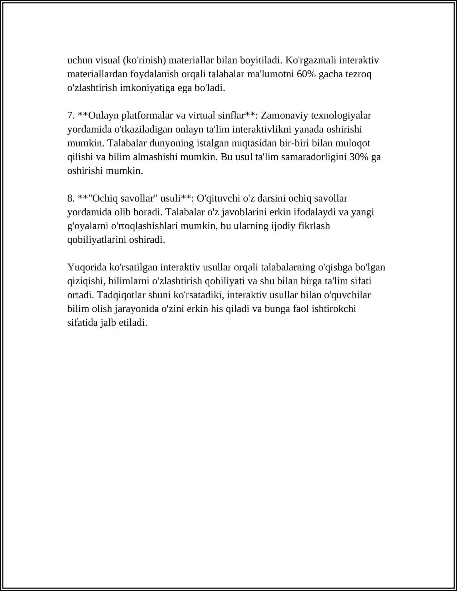 BOSHLANĢICH SINFLARDA OT ÕRGATISH METODIKASI 4
