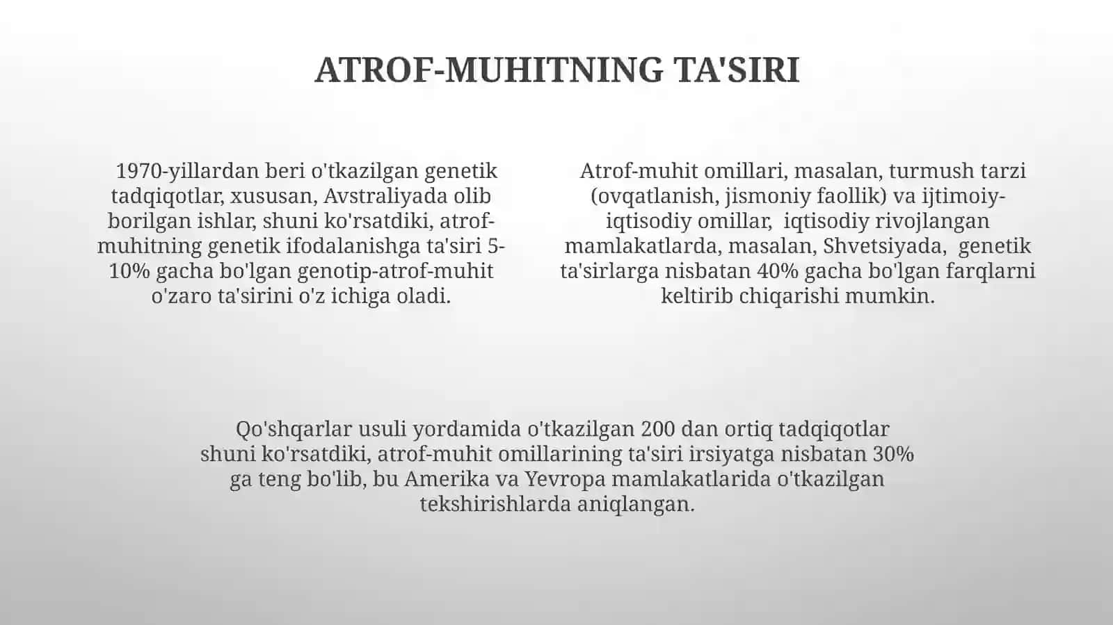 Egizaklar usuli 4