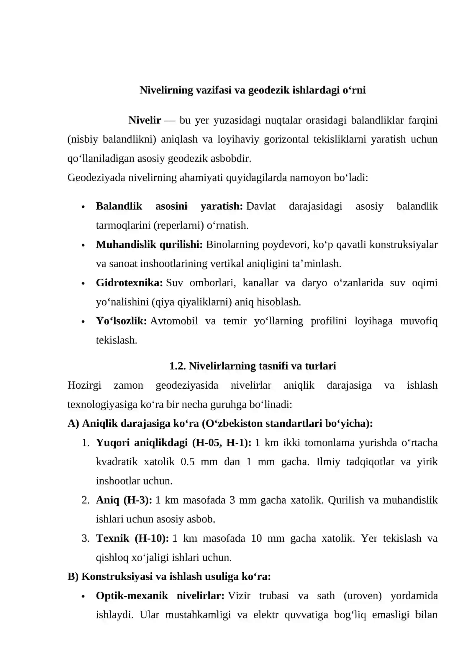 Nivelir reykalari 4