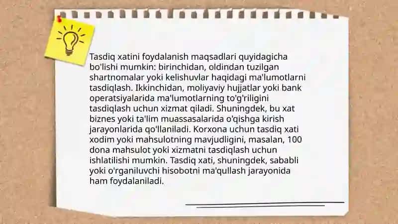 Tasdiq xati 4