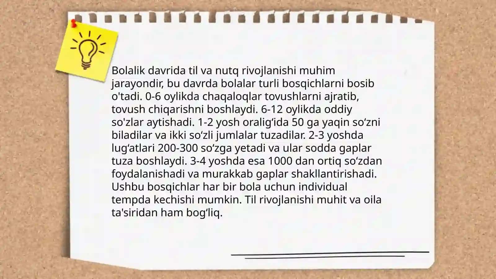 Ilk bolalik davrida psixik oʻsish 4