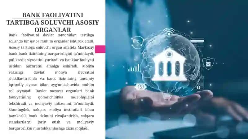 Bank faoliyatini tartibga solish mexanizmlari 4