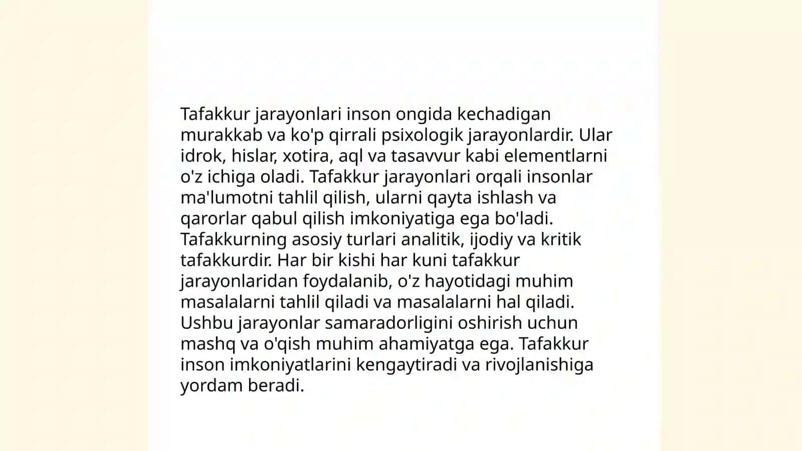 Tafakkur operatsiyalari 4