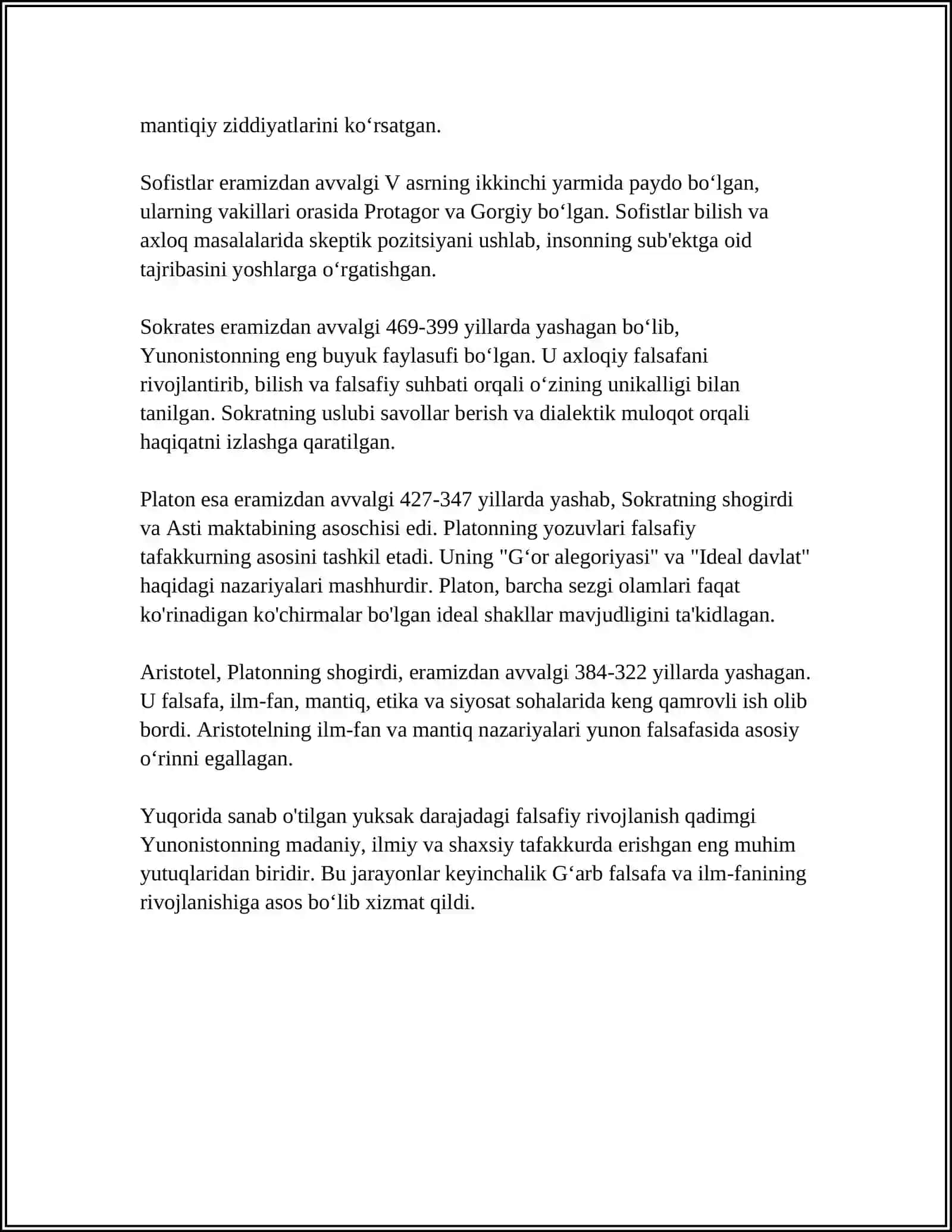 QADIMGI YUNON RIM FALSAFIY MAKTABI 4