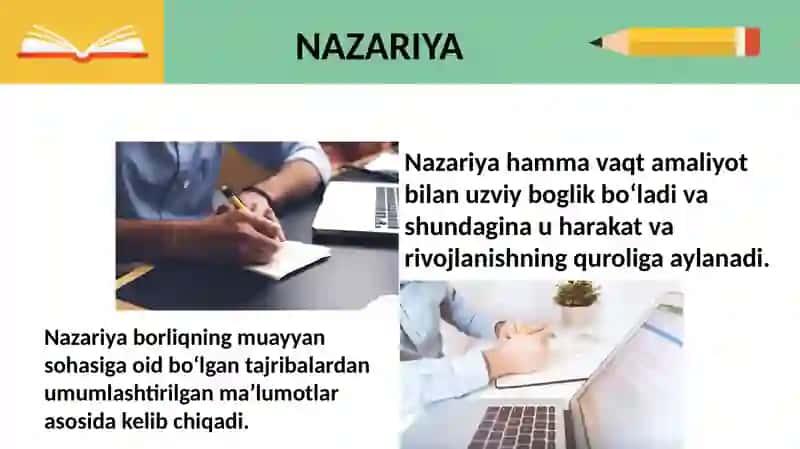 Nazariy bilishning mantiqiy shakllari 4