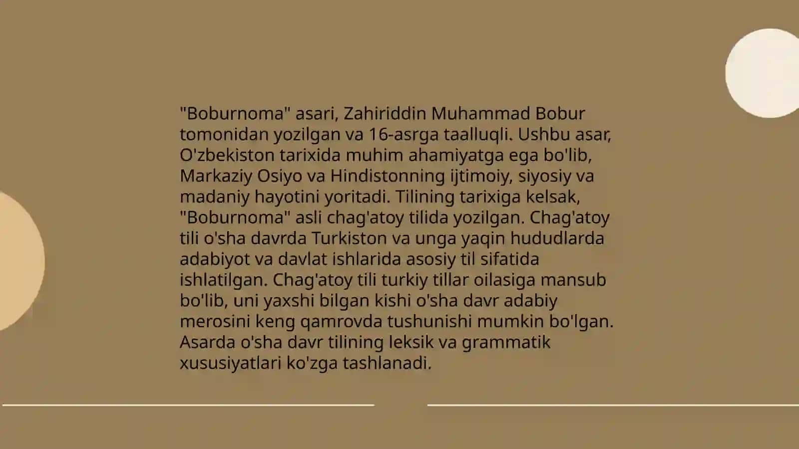 Boburnoma tilining badiiy ravonligi 4