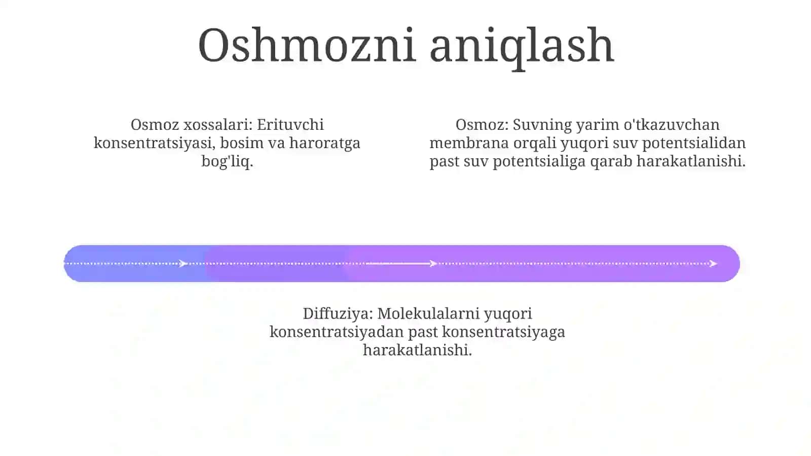 Diffuziya va Osmozning qo'llanilishi 4