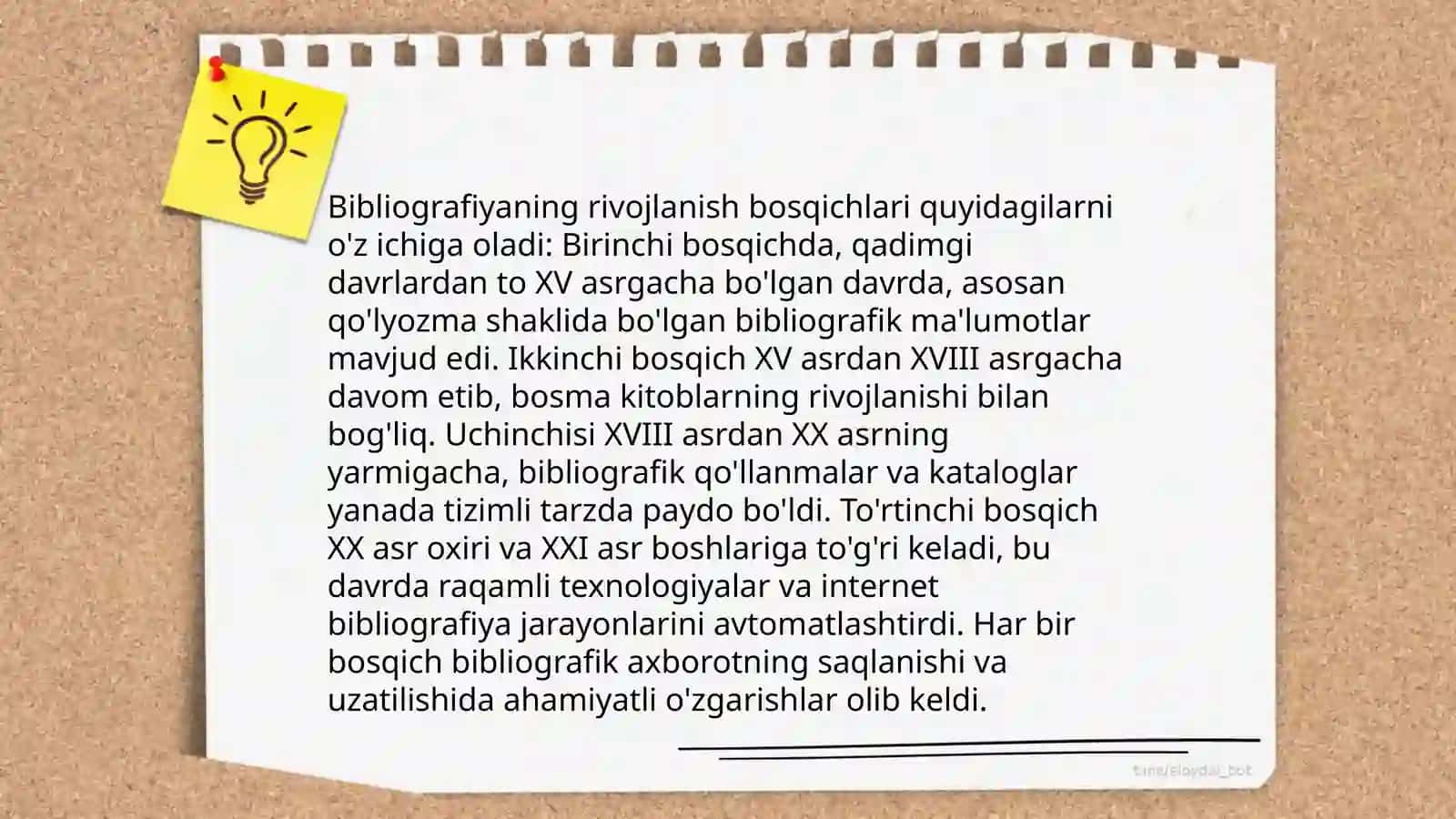 Bibliografiyaning tarixi 4