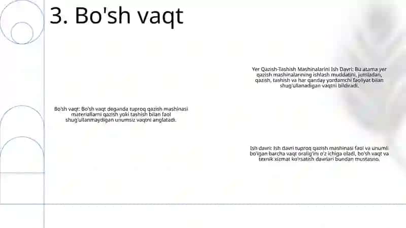 Yer Qazish-Tashish Mashinalarini Ish Davri 4