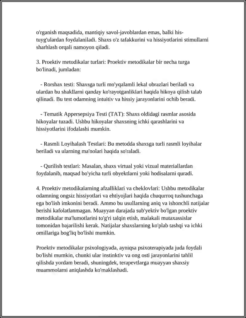 PROEKTIV METODIKALAR TAVSIFI 4