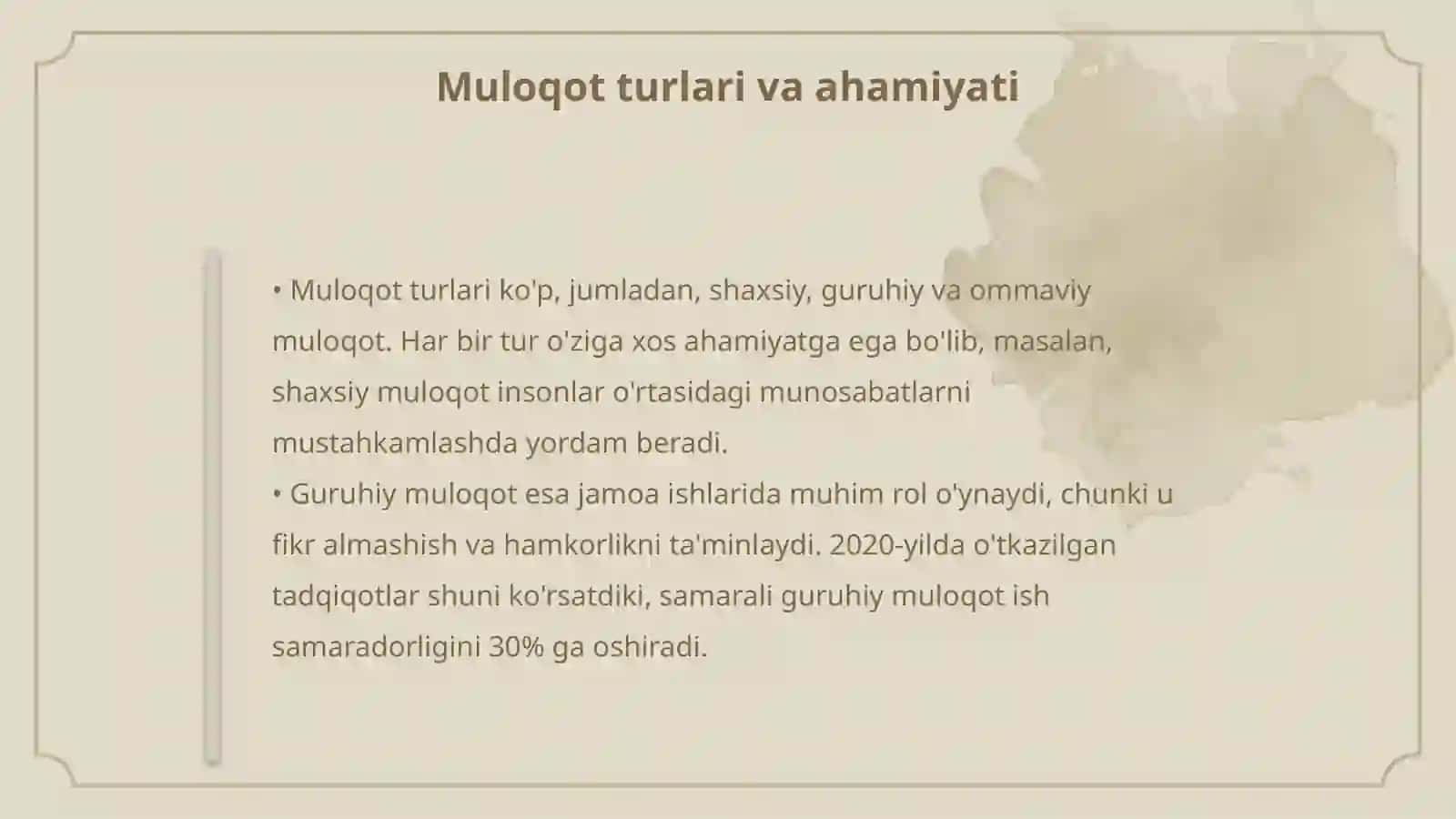 Axborot madaniyati va muloqot oʻzaro bogʻliqligi 4
