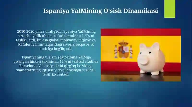 Ispaniya YaIMining Umumiy Ko'rinishi 4