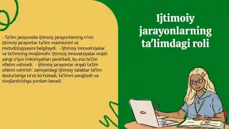 Ijtimoiy jarayonlar va ta'lim 4