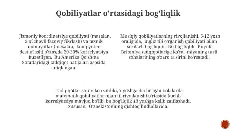 Qobiliyatning tuzilishi 4