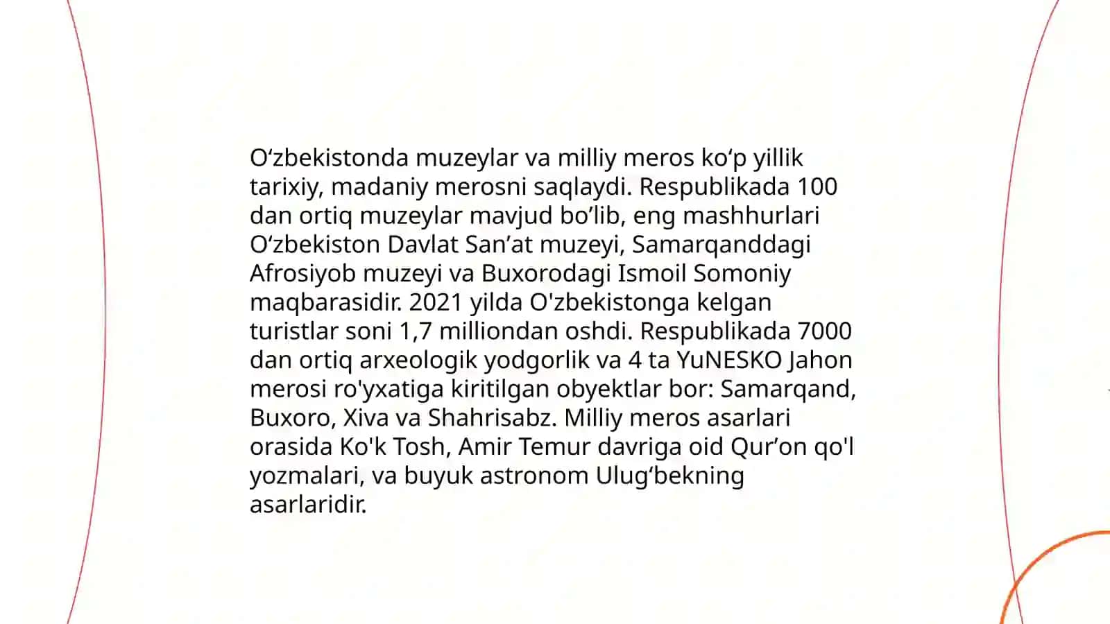 Muzeylar o'tmish va kelajak o'rtasidagi koʻprik 4