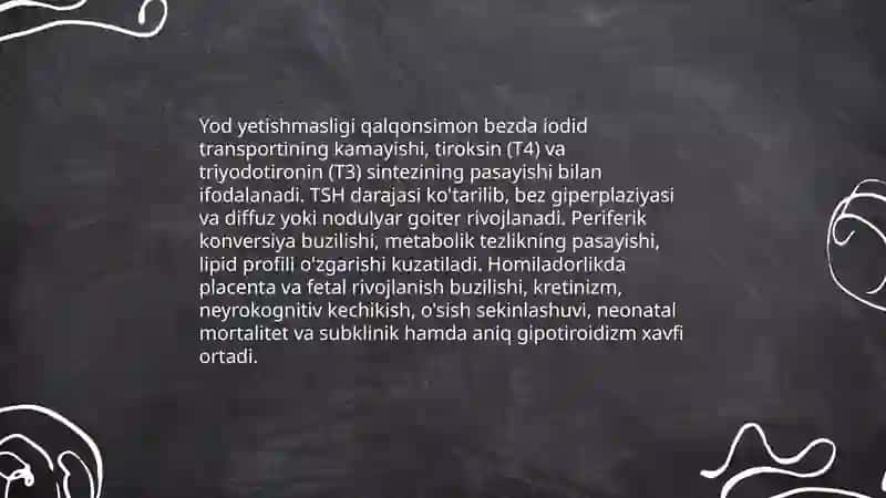 Yod tanqisligining odam organizmida ahamiyati 4
