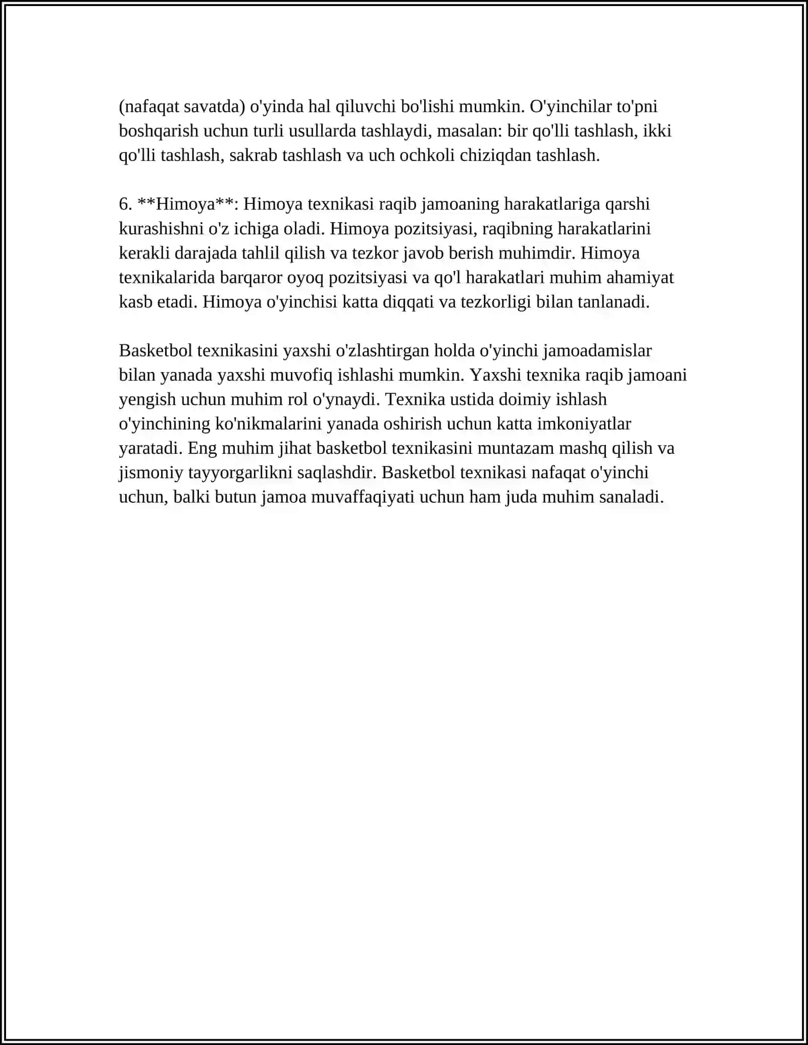 Basketbol texnikasi 4