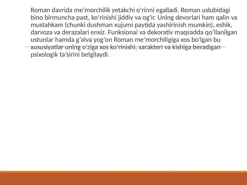 ROMAN DAVRI SAN’ATI 4