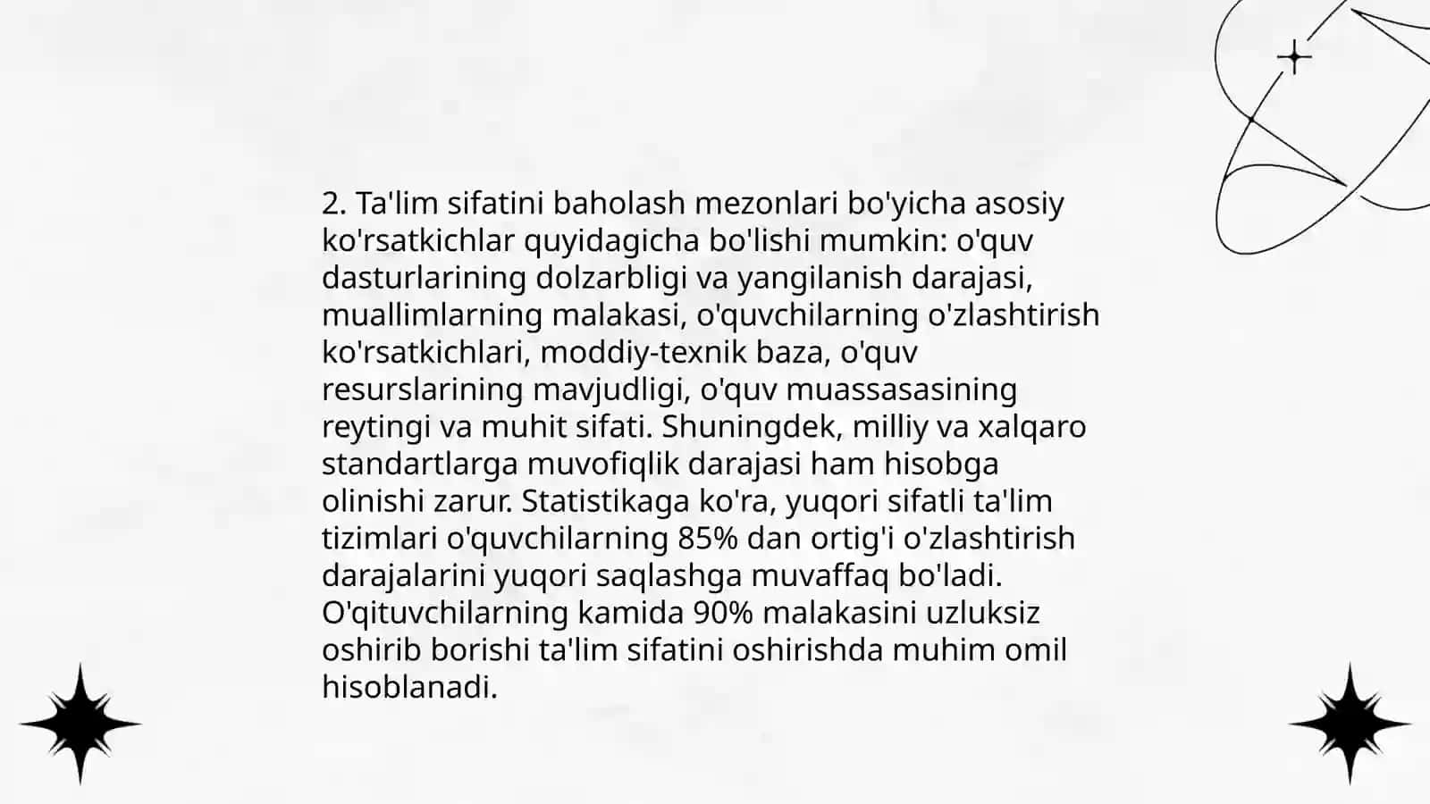 Ta'lim sifatini nazorat qilish va uning turlari 4