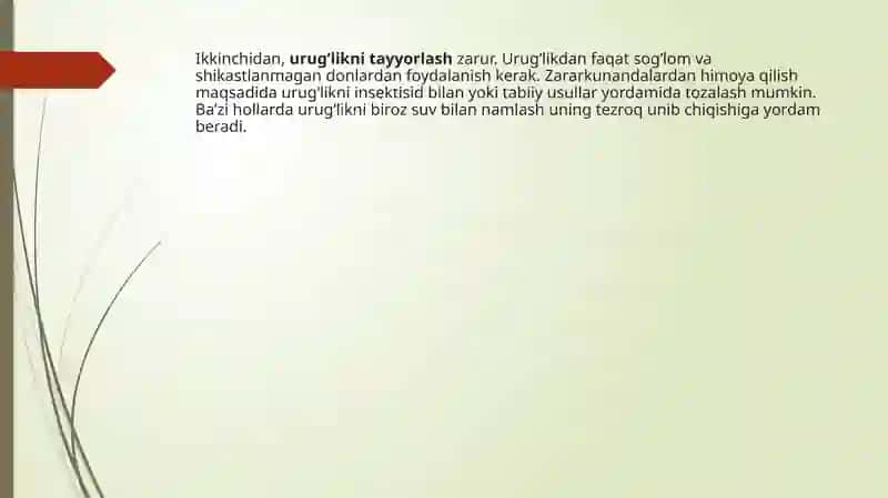 Yangi kuzgi bug‘doy va g‘o‘za ekishga tayyorlash 4
