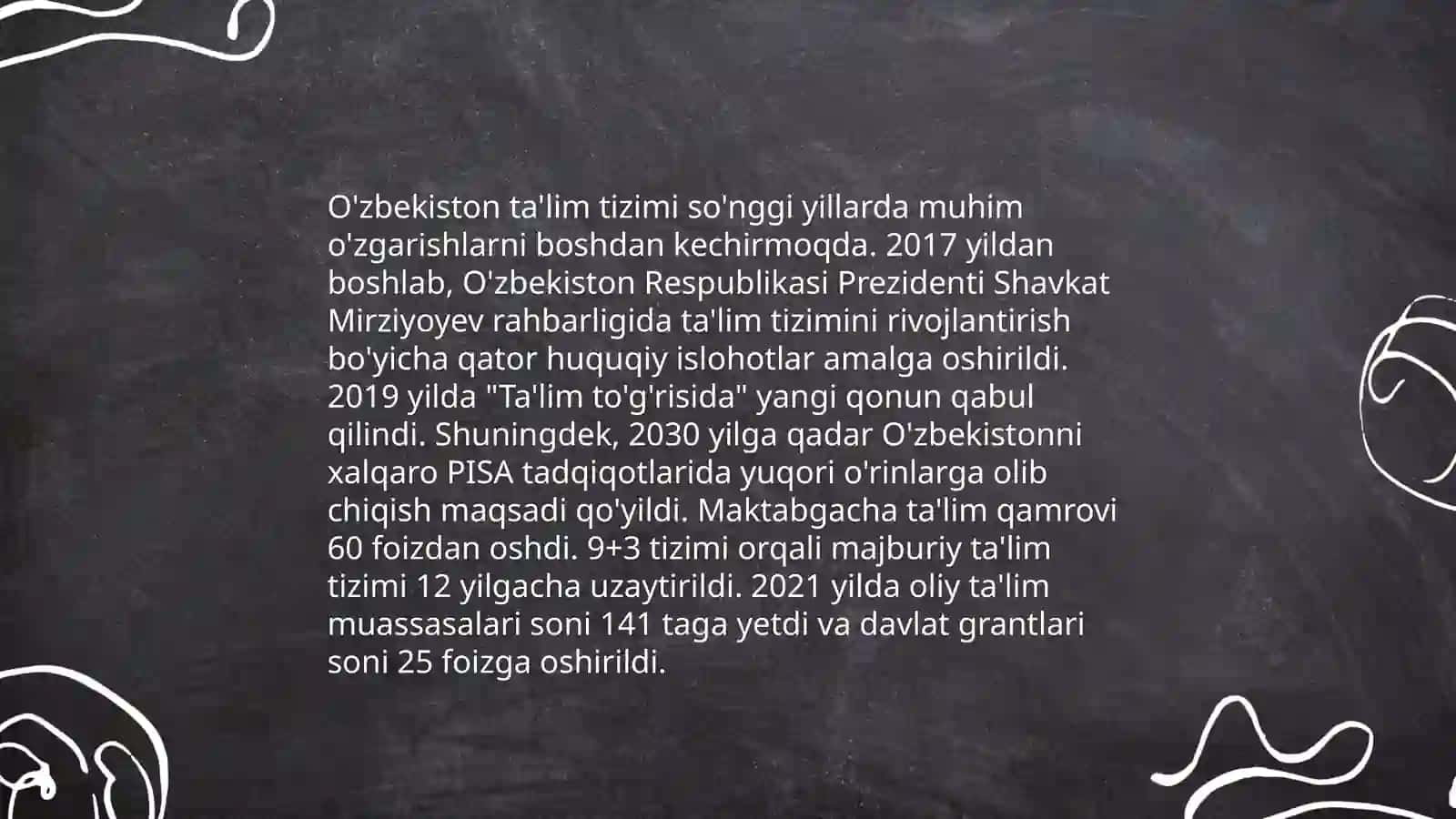 Talim qonunchiligi madermizatsiyasi 4