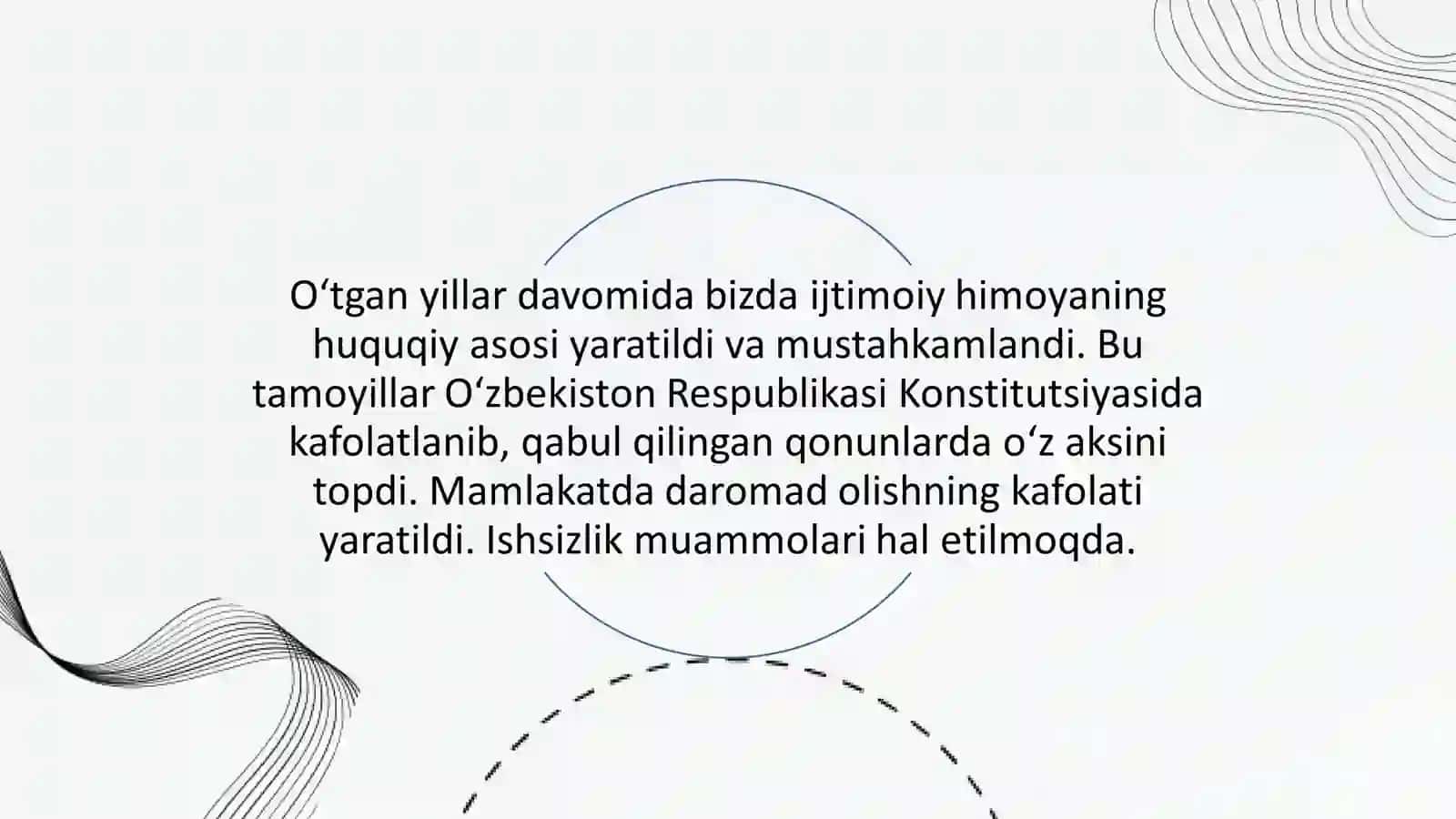 Oʻzbekiston respublikasidagi ijtimoiy oʻzgarishlar 4