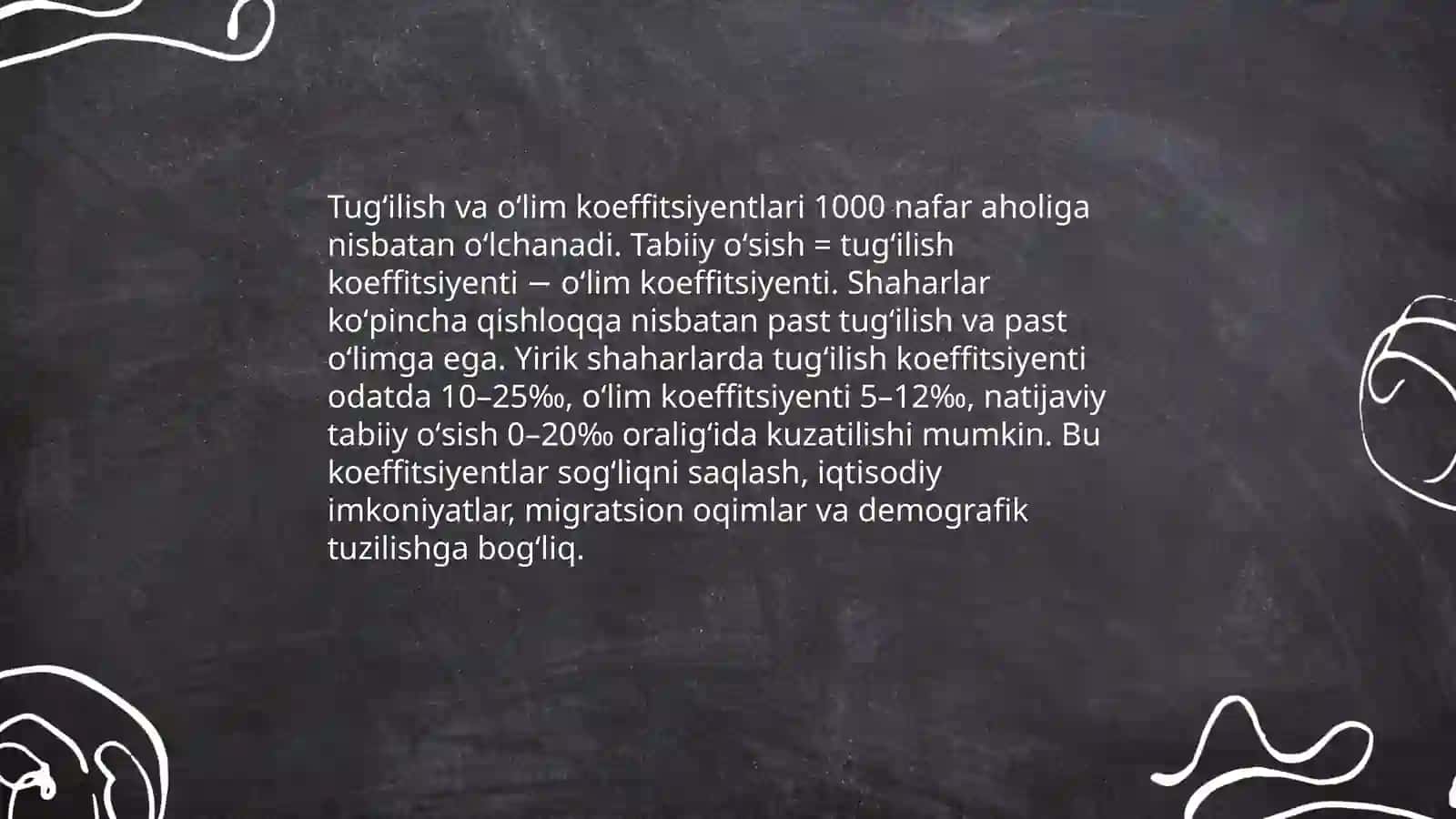 Aholining joylashuvi va urbanizatsiya 4